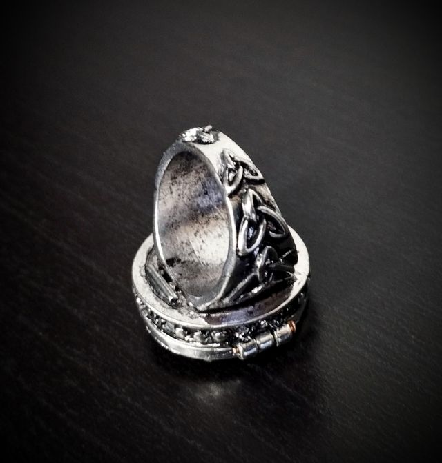 Anello Pentacolo Argento - Apribile