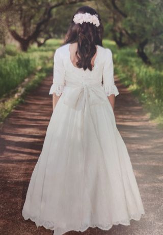 Vestido comunión Rosa Clara