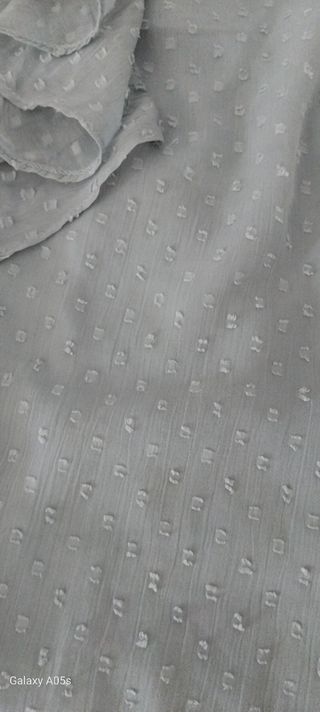 Blusa gris verdoso Stradivarius - Talla M