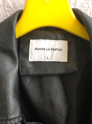Giubbotto Pelle Nero Aurora L