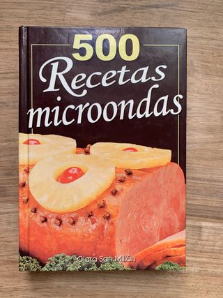 Libro de recetas, cocina microondas