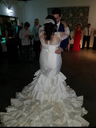 Vestido novia blanco - Talla grande