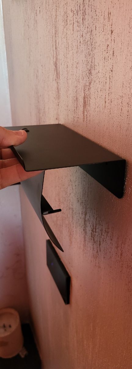 Porta rotolo carta igienica metallo