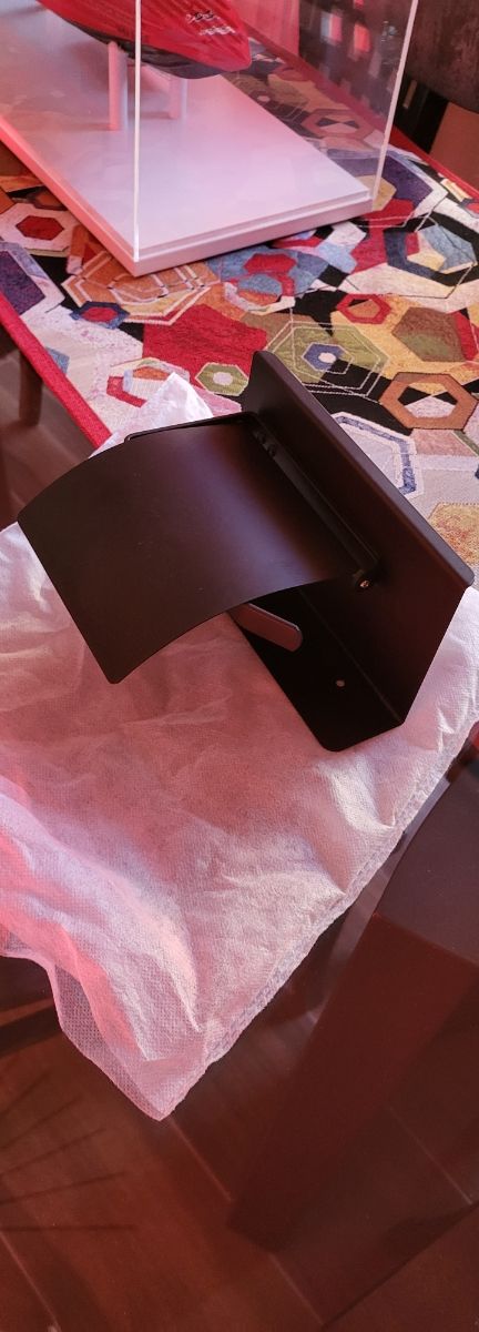 Porta rotolo carta igienica metallo