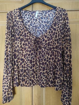 Blusa leopardo marrón - Talla XL