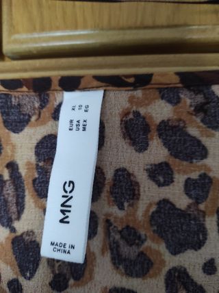Blusa leopardo marrón - Talla XL