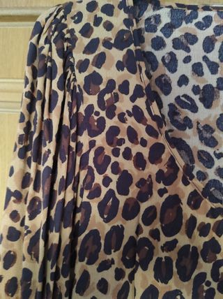 Blusa leopardo marrón - Talla XL
