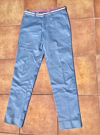 Pantalón azul hombre -  elegante