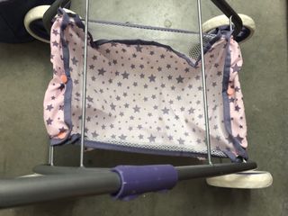 Carrito Muñecas - Azul con Estrellas