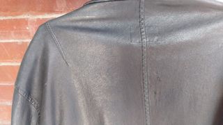 Chaqueta piel Hugo Boss negra