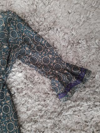 Vestido boho seda talla única