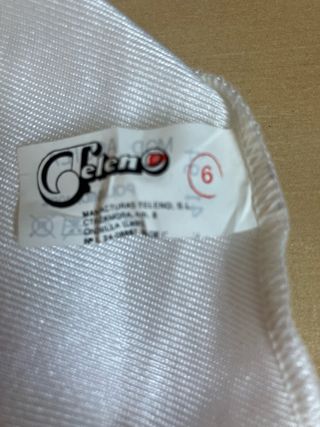 Combinación cintura encaje blanco