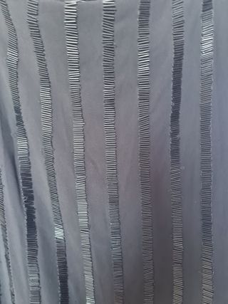 Vestido Mango negro lentejuelas talla XS