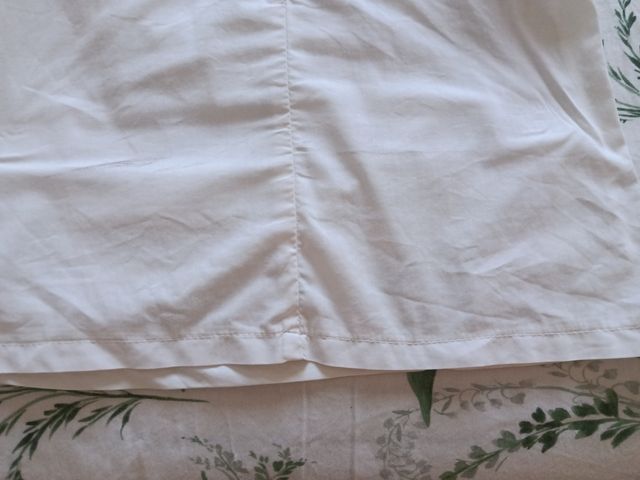 Blusa blanca mujer talla S - top elegante