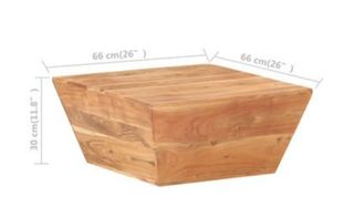 Mesa de centro de madera