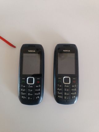 2 Teléfonos Nokia 1616 ,no batería no cargador