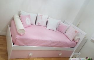 Cama nido con cama supletoria y mesilla