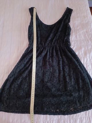 Abito donna nero H&M pizzo tg.S