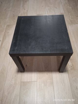 Mesita de café restaurada - cerámica y madera