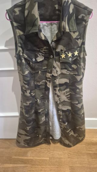 Vestido Camuflaje Militar camaleonica .sin uso