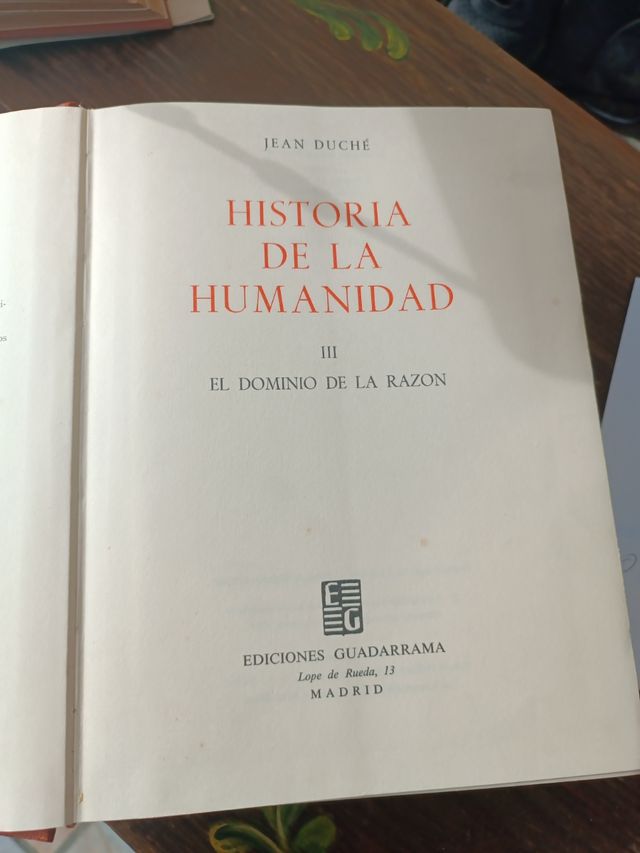 Historia de la humanidad III El dominio de la razó