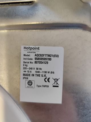 Lavatrice Hotpoint Aquatis AQC92F7TM21