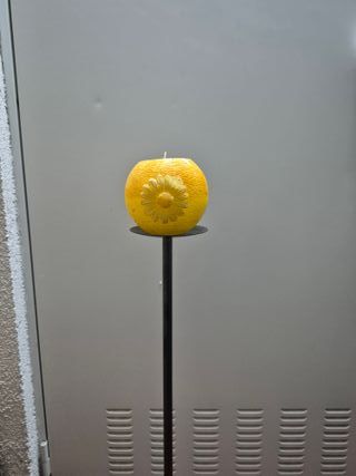 Lampadario da terra e candela Sol