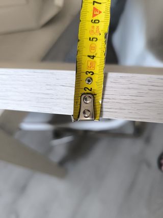 Estanteria pared gris-blanca