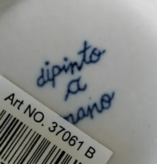 Zuccheriera frutta dipinta a mano