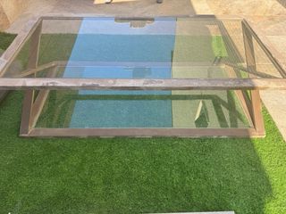 Mesa centro acero inoxidable