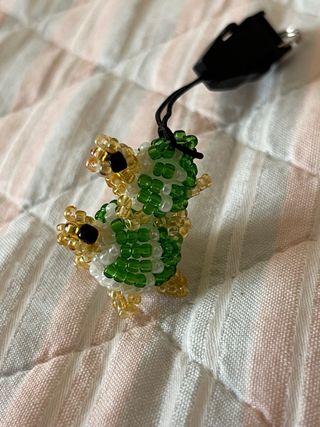 Portachiavi kawaii: 2 fragole & 1 rana