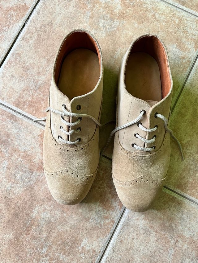 Zapatos canarios para baile folclórico