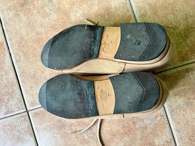 Zapatos canarios para baile folclórico