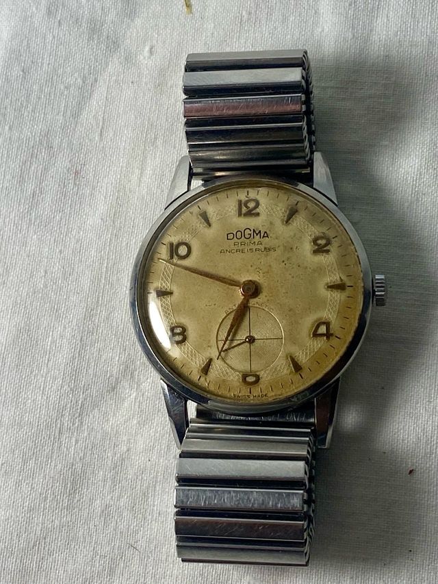 Reloj Dogma Prima acero inoxidable,CAJA LONGINES.