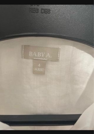 Camicia bimbo Baby A: Cotone e lino