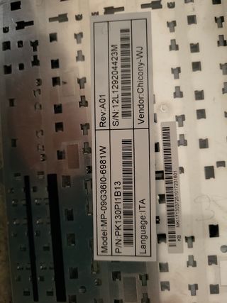 Tastiera Acer Travelmate P253