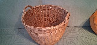 Cesta mimbre vintage