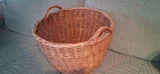 Cesta mimbre vintage