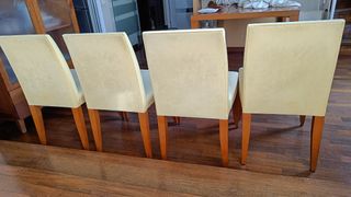 5 Sillas Andreu World, respaldo bajo