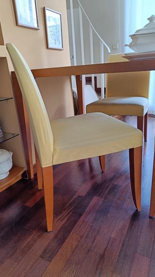 5 Sillas Andreu World, respaldo bajo