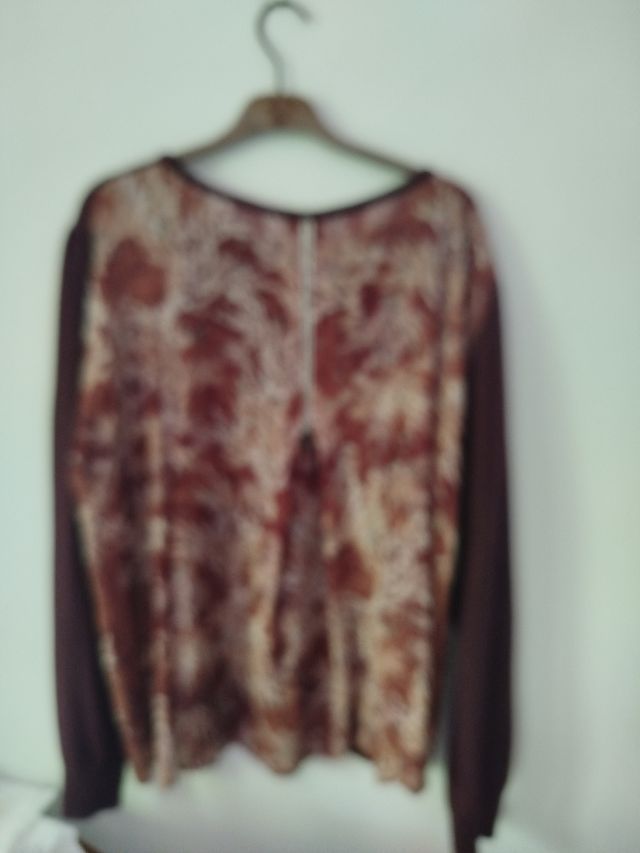 Jersey Mescalino marrón-rojo