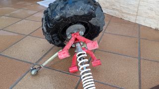 Ruedas delanteras quad con suspensión