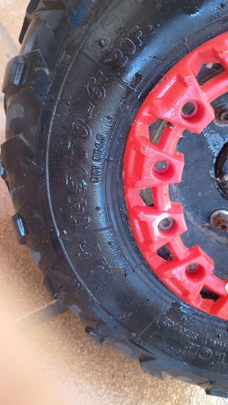 Ruedas delanteras quad con suspensión
