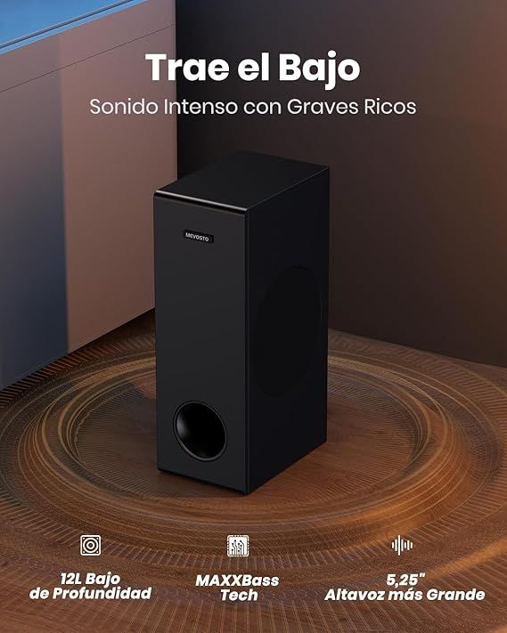 MEVOSTO 2.1 Sistema de Sonido - Barra + Subwoofer