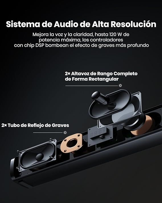 MEVOSTO 2.1 Sistema de Sonido - Barra + Subwoofer