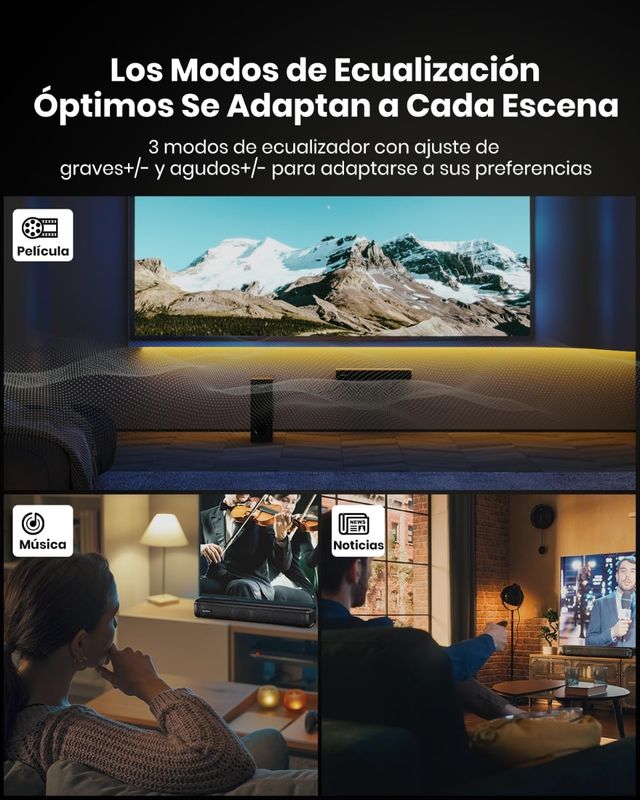 MEVOSTO 2.1 Sistema de Sonido - Barra + Subwoofer