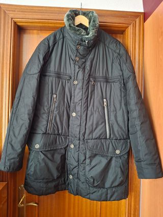 Abrigo negro hombre talla 52