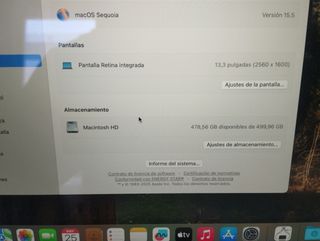 MACBOOK AIR 2020 i7/16 GB RAM/512 GB SSD