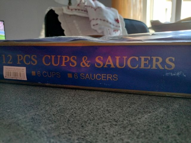 Set 6 Tazzine Caffè Porcellana Blu