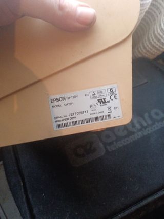 Impresora térmica beige tickets